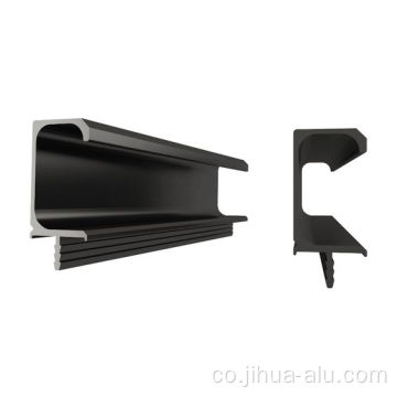 Durable 6063-T5 Lunic Handle Profil per Wardrobe